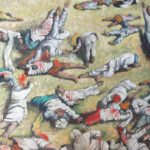 Bloedbad van Amritsar - Muurschildering