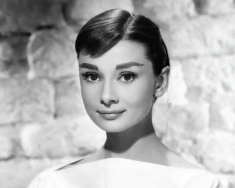 Audrey Hepburn in 1956 - Foto van Bud Fraker