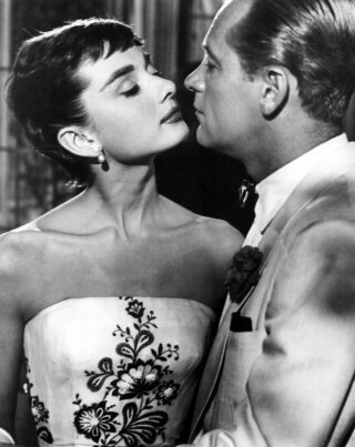 Audrey Hepburn in de film Sabrina, 1954
