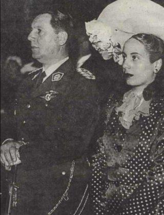 Burgerlijk huwelijk van Eva en Juan Perón, 1945