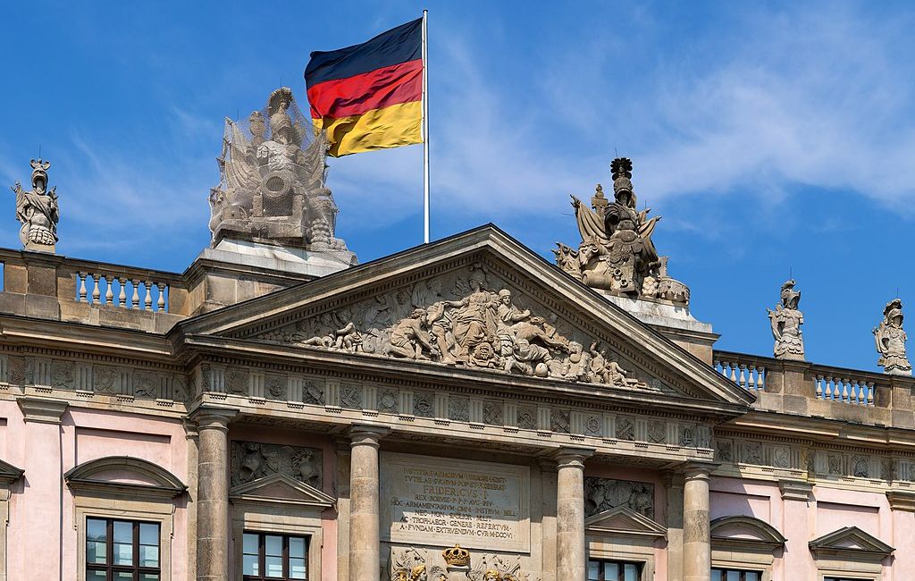 Façade van het Duits Historisch Museum in Berlijn