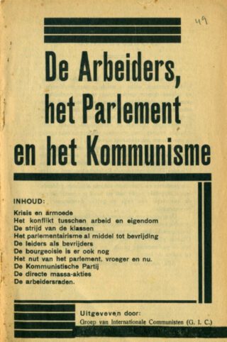 Publicatie van de Groep van Internationale Communisten