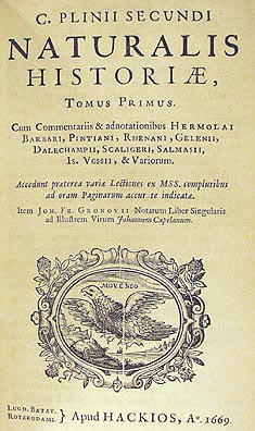 Zeventiende-eeuwse uitgave van de Naturalis Historia