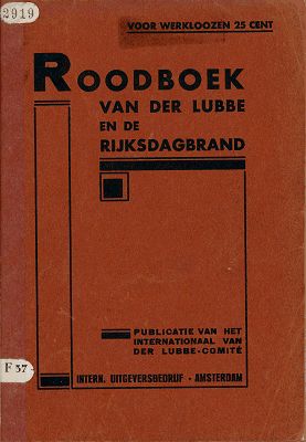 Roodboek. Van der Lubbe en de Rijksdagbrand, 1933