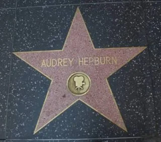 Ster van Audrey Hepburn op de Hollywood Walk of Fame