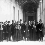 Delegaties voorafgaand aan de ondertekening van het Verdrag van Lateranen