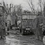 Troepen van de 1e SS-Pantserdivisie rond het begin van het Ardennenoffensief