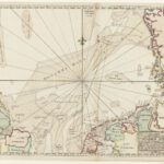 Kaart van de Noordzee met de zeeslag bij Doggersbank, 1781 - Historische Wateratlas