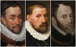 Willem van Oranje, Lamoraal van Egmont en Filips van Montmorency, de graaf van Horne. De drie mannen die de kern vormden van de Liga der Groten, ook wel het 'Driemanschap ter verdediging van de vrijheden'.