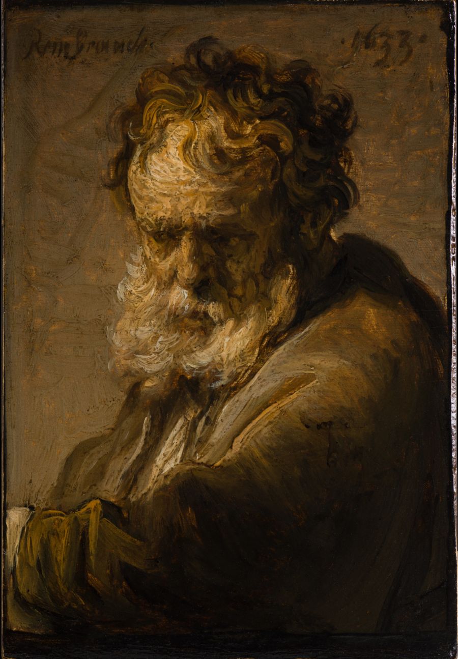 Rembrandt van Rijn, Buste van een bebaarde oude man (1633)