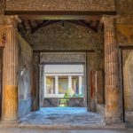Tablinum in het Huis van Menander in Pompeii