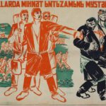 Poster ter promotie van de collectivisatie in de Sovjet-Unie, 1933