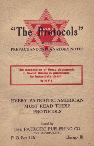 Een editie van de protocollen uit 1934