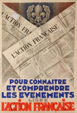 Reclame-affiche voor de krant L'Action française, 1931
