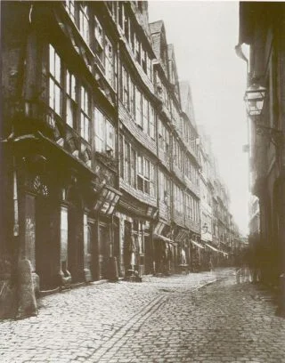 Frankfurter Judengasse in 1868