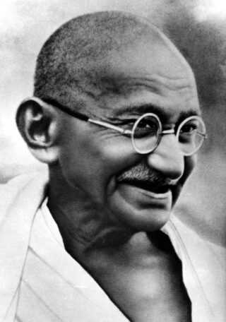 Gandhi in Delhi, april 1946
