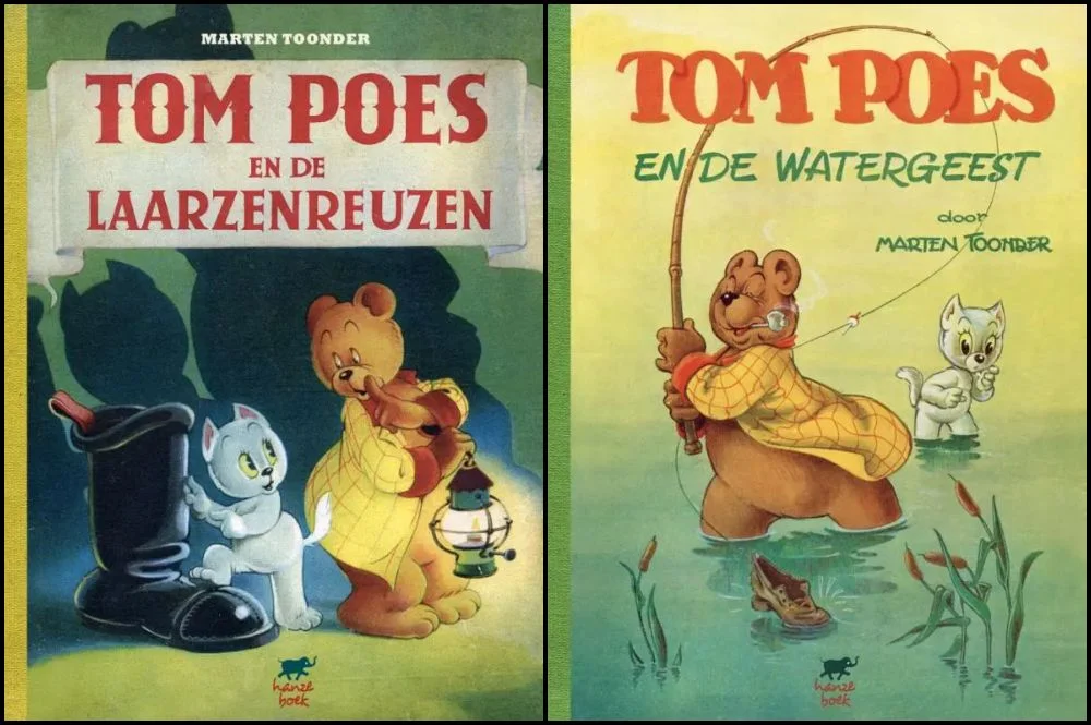 Twee recente herdrukken van Tom Poes-boeken