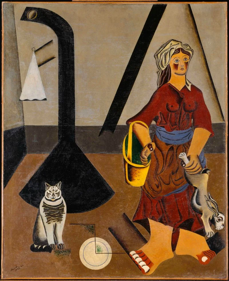 Intérieur (La Fermière) - joan Miró, 1922-23