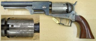 Model van een Colt-revolver uit 1848