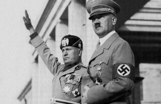 Mussolini en Hitler, oktober 1936