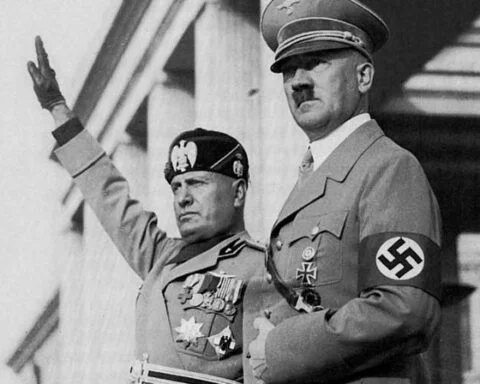 Mussolini en Hitler, oktober 1936