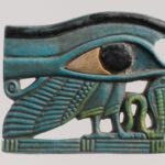 Oog van Horus op een amulet