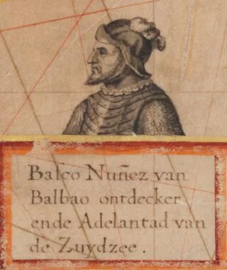Vasco Núñez de Balboa - Hessel Gerritsz, 1622