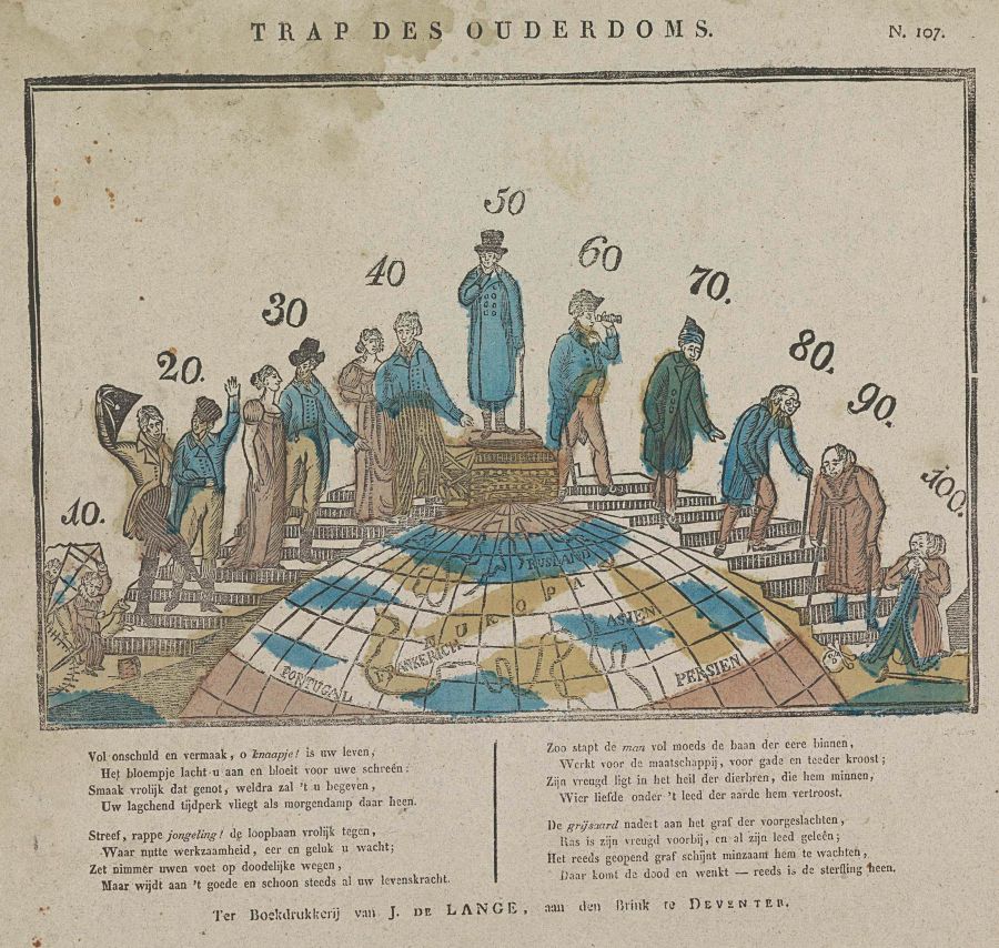 Trap des ouderdoms - Jan de Lange (II), ca. 1822-1849