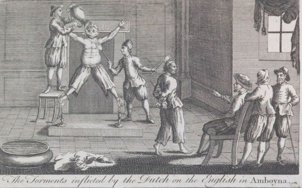 Marteling van Engelsen op Ambon volgens een Engels pamflet uit circa 1700