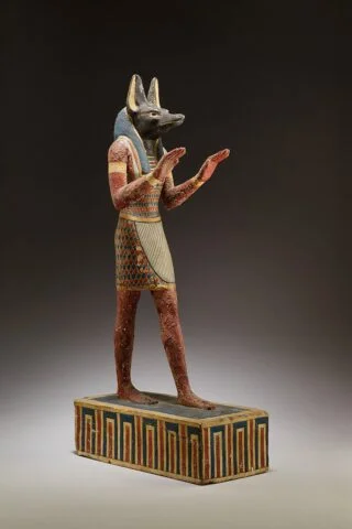 Beeldje van Anubis, 332–30 v.Chr.