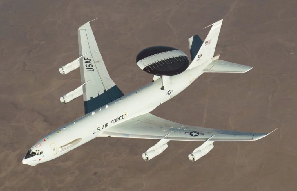 Boeing E-3 AWACS-vliegtuig van het Amerikaanse leger