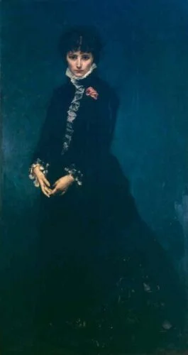 Sarah Bernhardt door Philippe Parrot, 1875