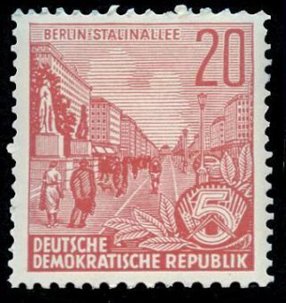 Stalinallee in BerlijnStalinallee in Berlijn