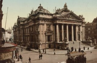 Beurs van Brussel rond 1890