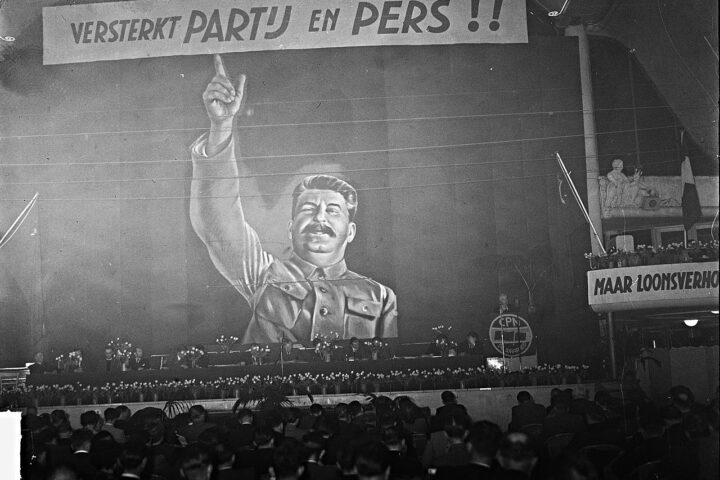 Foto gemaakt tijdens een CPN-congres in 1950