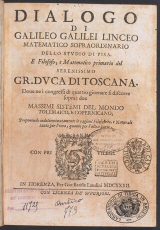 Dialogo sopra i due massimi sistemi del mondo, 1632