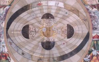 Verbeelding van het Copernicaanse systeem