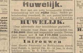 Advertenties in het Nieuw Israelietisch weekblad van 27 september 1907