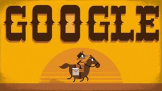 Google Doodle over de Pony Express