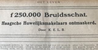 Liefde van toen: zo louche waren de eerste huwelijksbureaus