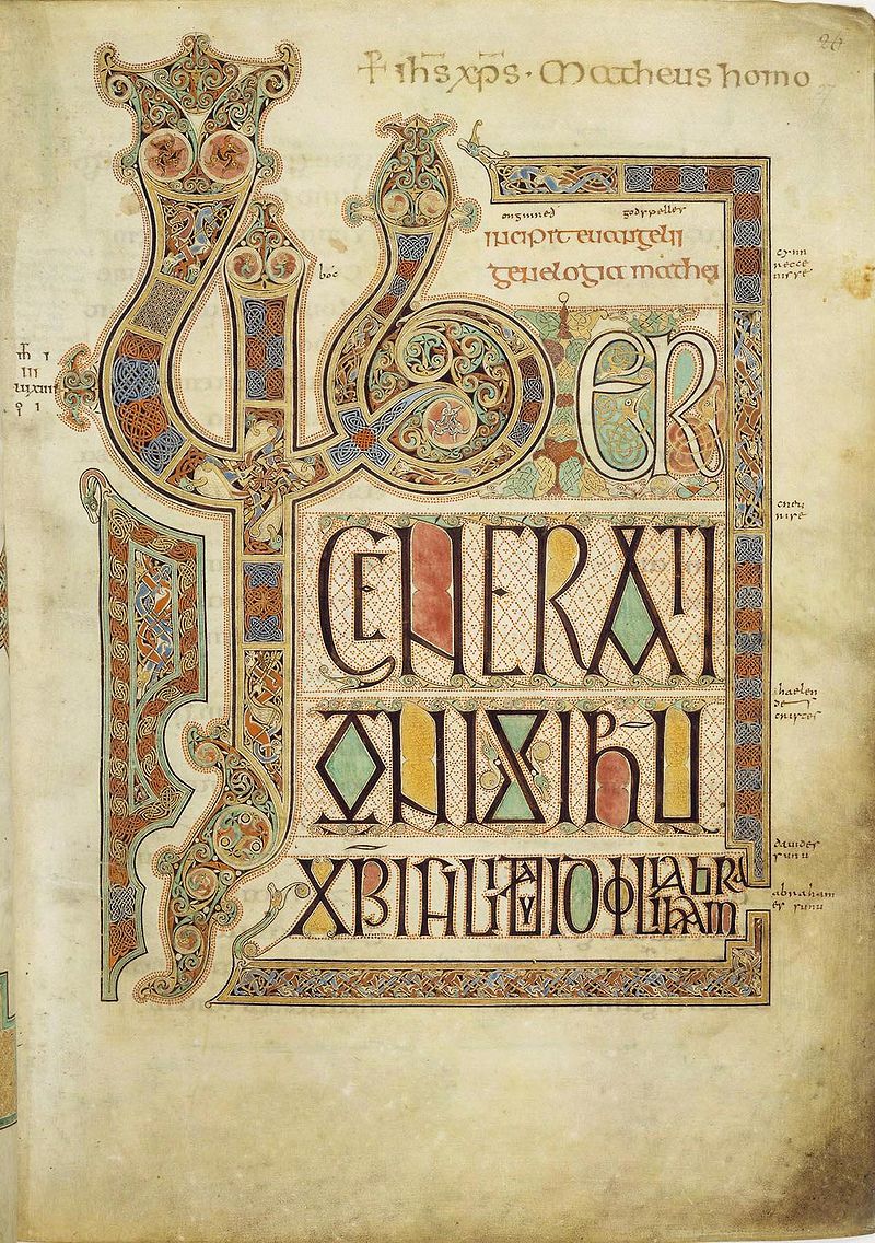 Lindisfarne Gospels, folio 27r