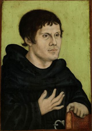 Luther als monnik - Atelier Lucas Cranach de Oude