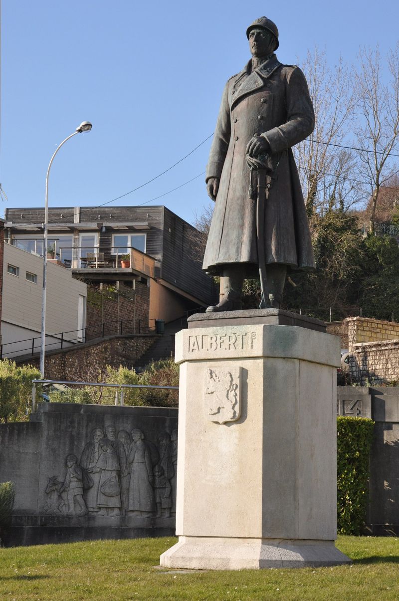 Standbeeld van koning Albert l in Sainte-Adresse