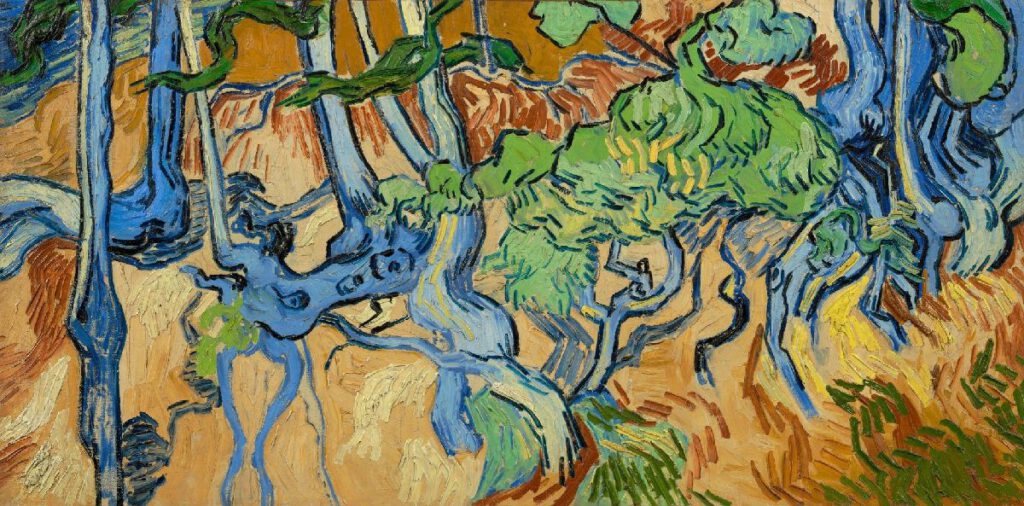Vincent van Gogh, Boomwortels, Auvers-sur-Oise, 1890