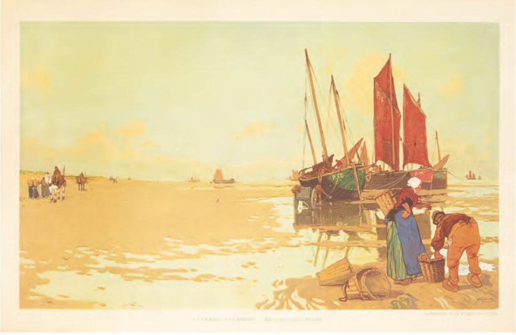 De kunst en de duinen - Schoolillustratie van Henri Cassiers 