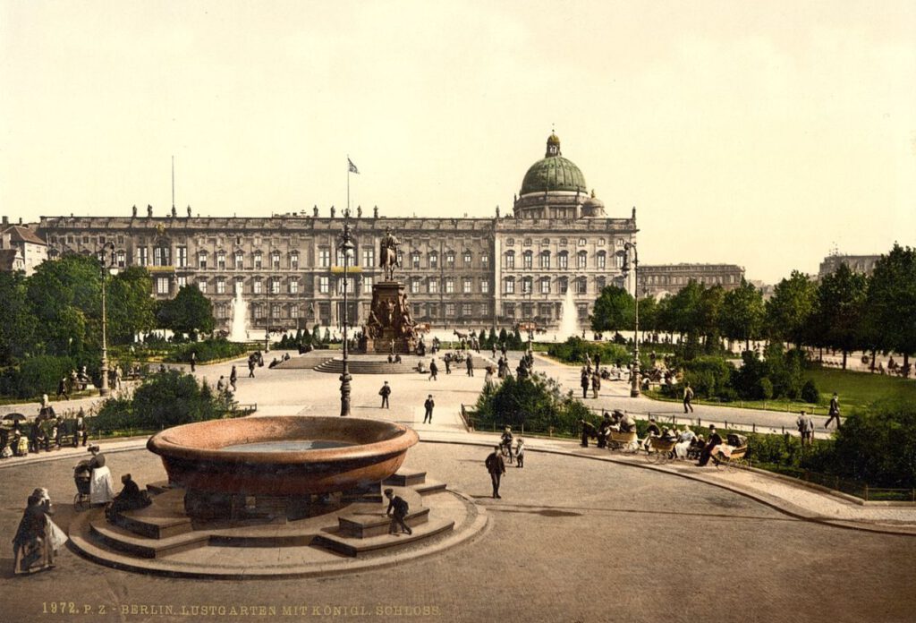 Zicht op het Berliner Stadtschloss, rond 1900