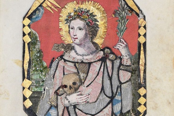 Devotieprent Rosalia van Palermo, C., datering onbekend