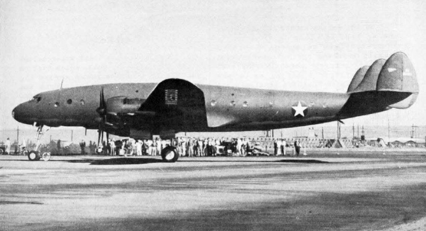 Prototype van een Lockheed Constellation C-69, circa 1943
