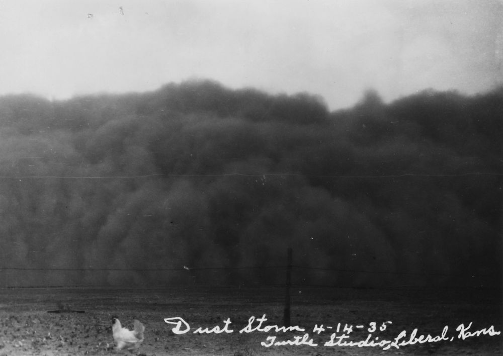 Stofstorm in Kansas,1935