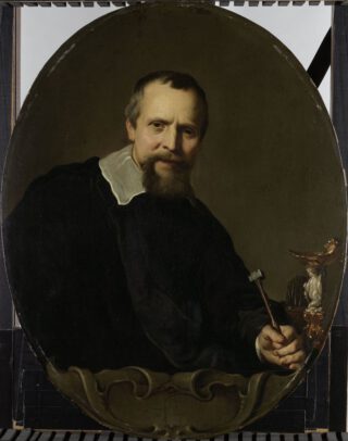 Jacob Adriaensz. Backer, Portret van Johannes Lutma, 1638-1651